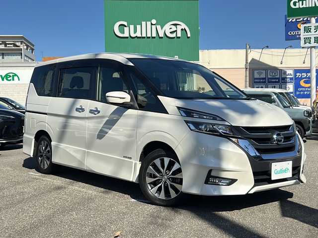 日産 セレナ ハイウェイスターVセレクションⅡ 石川県 2019(令1)年 3.3万km ブリリアントホワイトパール SDナビ（DVD再生機能有）/Bluetooth/バックカメラ/フルセグTV/ETC/ドライブレコーダー/両側パワースライドドア/レーダークルーズ/LEDヘッドライト/盗難防止装置/Wエアバック