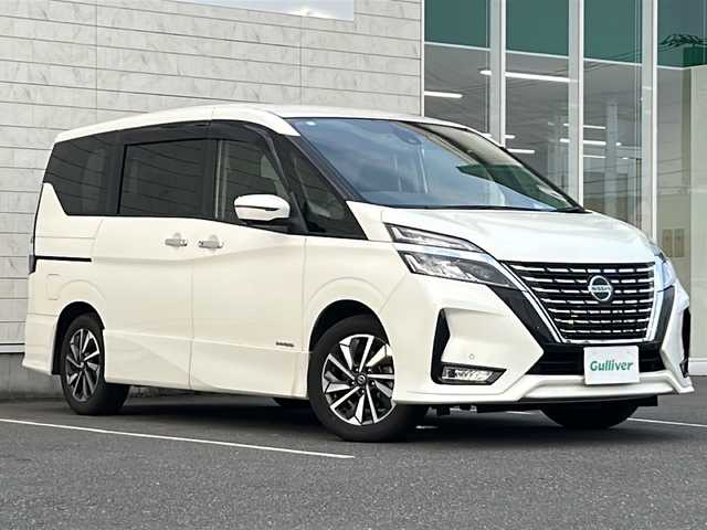 日産 セレナ ハイウェイスター V 茨城県 2021(令3)年 5万km ブリリアントホワイトパール ワンオーナー/純正10inメモリナビ【MM519D-L】/(地デジTV・CD・DVD・BT・ラジオ再生)/両側パワースライドドア/衝突軽減ブレーキ/プロパイロット/アラウンドビューモニター/コーナーセンサー/ドライブレコーダー/ETC/オートライト/LEDヘッドライト/スマートキー/取扱説明書/保証書