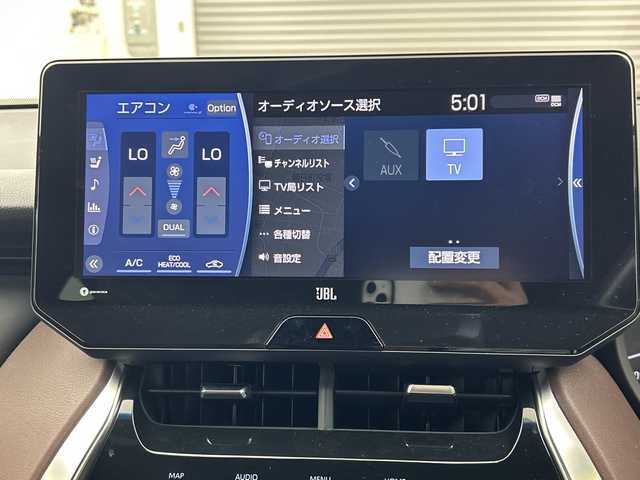 トヨタ ハリアー Z レザーパッケージ 三重県 2020(令2)年 5.1万km プレシャスブラックパール 純正12.3インチDAナビ/・AppleCarplay・AndroidAuto・フルセグ・BT・AUX/パノラミックビューモニター/JBLプレミアムサウンド/デジタルインナーミラー/プリクラッシュセーフティ/クリアランスソナー/レーダークルーズコントロール/オートハイビーム/レーントレーシングアシスト/ロードサインアシスト/シートヒーター・エアシート（運転席・助手席）/運転席・助手席パワーシート（D席メモリー付き）/ステアリングヒーター/ブラインドスポットモニター/電動リアゲート/純正フロアマット/純正19インチアルミ/LEDヘッドライト/スペアキー/黒革