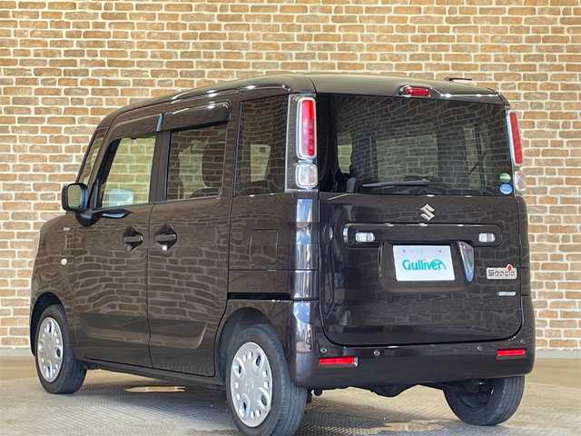 スズキ スペーシア HYBRID G 岩手県 2020(令2)年 1.2万km アーバンブラウンパールメタリック ４WD/スズキセーフティサポート/デュアルセンサーブレーキサポート/誤発進抑制機能/車線逸脱警報機能/リアパーキングセンサー/標識認識機能/先行車発進お知らせ機能/ハイビームアシスト/アイドリングストップ/横滑り防止装置/純正オプションKENWOODナビ/両側スライドドア/シートヒーター/純正ハロゲンヘッドライト/ヘッドライトレベライザー/オートライト
