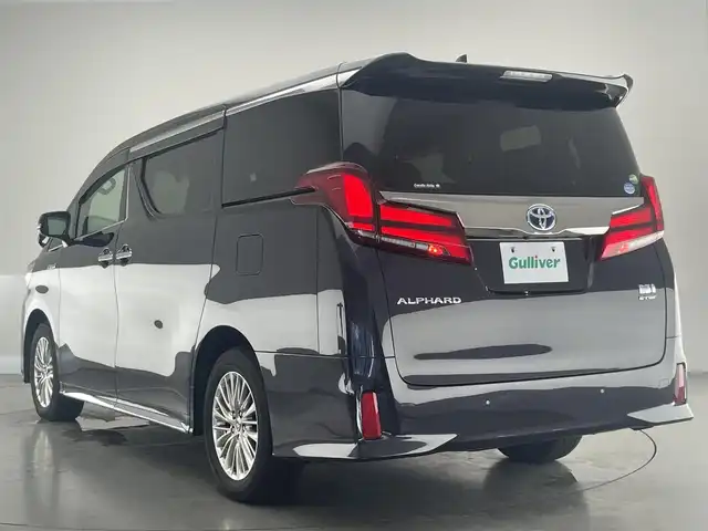 トヨタ アルファードハイブリット S タイプゴールド 愛知県 2020(令2)年 3.7万km スパークリングブラックパールクリスタルシャイン 純正ＤＡナビＴＶ　純正１２．１型後席モニター　禁煙車　ＤＶＤデッキ　バックカメラ　ハーフレザー　両側パワスラ　電動リアゲート　前後ドラレコ　ＡＣ１００Ｖ電源　衝突軽減装置　追従クルコン　電動パーキング　トヨタセーフティセンス　コーナーセンサー　LEDオートライト　