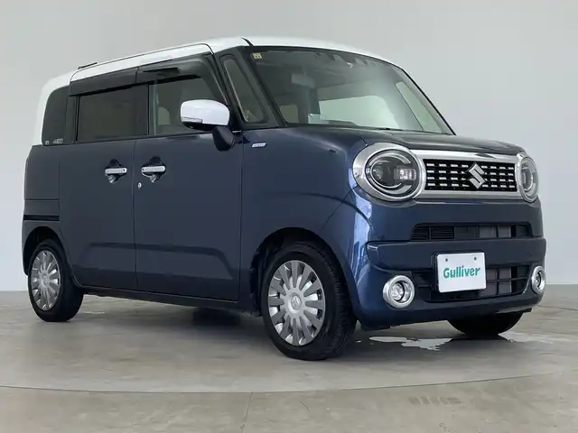スズキ ワゴンＲ スマイル HYBRID X 鹿児島県 2022(令4)年 3.8万km インディゴブルーメタリック/ホワイト2トーン 社外SDナビ/フルセグテレビ/USB/SD/Bluetooth/バックカメラ/D席シートヒーター/レーダークルーズコントロール/ヘッドアップディスプレイ/レーンキープアシスト/両側パワースライドドア/純正フロアマット/コーナーセンサー/ドライブレコーダー/ETC