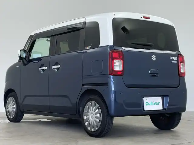 スズキ ワゴンＲ スマイル HYBRID X 鹿児島県 2022(令4)年 3.8万km インディゴブルーメタリック/ホワイト2トーン 社外SDナビ/フルセグテレビ/USB/SD/Bluetooth/バックカメラ/D席シートヒーター/レーダークルーズコントロール/ヘッドアップディスプレイ/レーンキープアシスト/両側パワースライドドア/純正フロアマット/コーナーセンサー/ドライブレコーダー/ETC