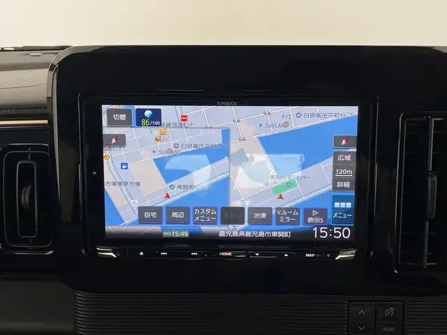 スズキ ワゴンＲ スマイル HYBRID X 鹿児島県 2022(令4)年 3.8万km インディゴブルーメタリック/ホワイト2トーン 社外SDナビ/フルセグテレビ/USB/SD/Bluetooth/バックカメラ/D席シートヒーター/レーダークルーズコントロール/ヘッドアップディスプレイ/レーンキープアシスト/両側パワースライドドア/純正フロアマット/コーナーセンサー/ドライブレコーダー/ETC