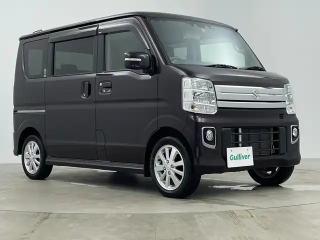 スズキ エブリィ ワゴン PZターボ スペシャル 鹿児島県 2020(令2)年 2.1万km ムーンライトバイオレットPM 社外7インチメモリナビ/(CD/DVD/BT/フルセグTV)/バックカメラ/両側パワースライドドア/オートステップ/デュアルセンサーブレーキサポート/レザー調シートカバー/スマートキー/プッシュスタート/ETC/電格ミラー/ウィンカーミラー/オートライト/フォグランプ/ステアリングスイッチ/純正14インチアルミホイール/ドアバイザー/フロアマット