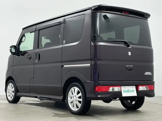 スズキ エブリィ ワゴン PZターボ スペシャル 鹿児島県 2020(令2)年 2.1万km ムーンライトバイオレットPM 社外7インチメモリナビ/(CD/DVD/BT/フルセグTV)/バックカメラ/両側パワースライドドア/オートステップ/デュアルセンサーブレーキサポート/レザー調シートカバー/スマートキー/プッシュスタート/ETC/電格ミラー/ウィンカーミラー/オートライト/フォグランプ/ステアリングスイッチ/純正14インチアルミホイール/ドアバイザー/フロアマット