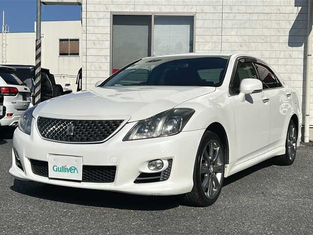 トヨタ クラウン アスリート ナビパッケージ 埼玉県 2008(平20)年 17.4万km ホワイトパールクリスタルシャイン マルチナビ　/(FM/AM/DVD/CD/MD/HDD/ワンセグ/AUX)/ETC　/バックカメラ　/キセノン/パワーシート(D/N)　/プッシュスタート　/ステアリングスイッチ　/クルコン　/電格ミラー　/スマートキー　/TRC　/純正フロア　/ドアバイザー　/オートライト