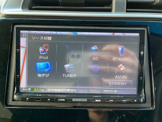 ホンダ フィット ハイブリット Fコンフォートエディション 岩手県 2018(平30)年 3.6万km クリスタルブラックパール 保証書　取説あり/ケンウッドSDナビ/フルセグ/DVD/BT/バックカメラ/ETC/スマートキー/前席シートヒーター