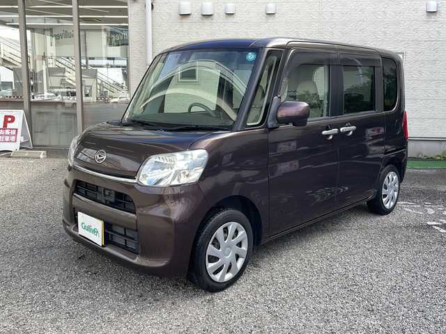 ダイハツ タント X SAⅡ 兵庫県 2015(平27)年 0.9万km プラムブラウンクリスタルマイカ 純正SDナビ　フルセグ、DVD、BT、AM、FM/バックカメラ/ETC/衝突被害軽減ブレーキ/コーナーセンサー後方のみ/片側パワースライドドア/横滑り防止/純正フロアマット/スマートキー×２/プッシュスタート