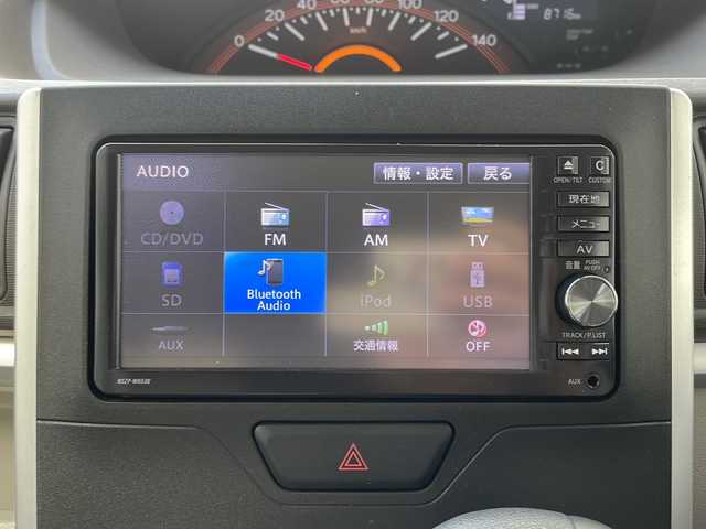 ダイハツ タント X SAⅡ 兵庫県 2015(平27)年 0.9万km プラムブラウンクリスタルマイカ 純正SDナビ　フルセグ、DVD、BT、AM、FM/バックカメラ/ETC/衝突被害軽減ブレーキ/コーナーセンサー後方のみ/片側パワースライドドア/横滑り防止/純正フロアマット/スマートキー×２/プッシュスタート