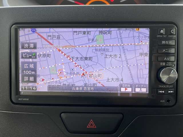 ダイハツ タント X SAⅡ 兵庫県 2015(平27)年 0.9万km プラムブラウンクリスタルマイカ 純正SDナビ　フルセグ、DVD、BT、AM、FM/バックカメラ/ETC/衝突被害軽減ブレーキ/コーナーセンサー後方のみ/片側パワースライドドア/横滑り防止/純正フロアマット/スマートキー×２/プッシュスタート