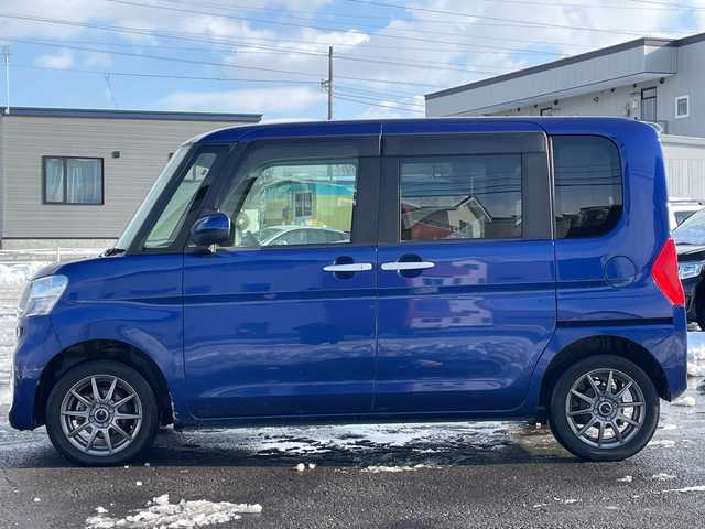 ダイハツ タント L SA Ⅲ 道央・札幌 2018(平30)年 12.3万km ディープブルークリスタルマイカ ４WD/社外メモリーナビ/CD/SD/ワンセグ/スマートアシストIII/衝突被害軽減ブレーキ/横滑り防止装置/レーンキープアシスト/リアコーナーセンサー/ETC/ドライブレコーダー/アイドリングストップ/PWRMODE/両側スライドドア/D席シートヒーター/リモコンキー/ハロゲンヘッドライト/オートハイビーム/電動格納ミラー/ヘッドライトレベライザー/純正フロアマット/ドアバイザー