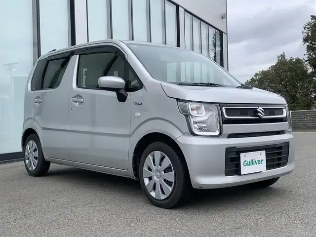 スズキ ワゴンＲ HYBRID FX 大阪府 2018(平30)年 1.9万km シルキーシルバーメタリック ＫＥＮＷＯＯＤオーディオ/ＣＤ/運転席シートヒーター/横滑り防止装置 /アイドリングストップ/前後ドライブレコーダー/オートエアコン/社外フロアマット/ドアバイザー/ＵＳＢ/リモコンキー/禁煙車