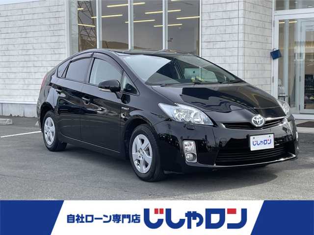 トヨタ プリウス S　LEDエディション 岩手県 2011(平23)年 12.4万km ブラック 純正メモリナビ/AM/FM/CD/DVD/SD/AUX/BT/フルセグTV/バックカメラ/ETC/プッシュスタート/スマートキー/ステアリングスイッチ/ドアバイザー/フロアマット/純正15インチホイール/社外ドラレコ