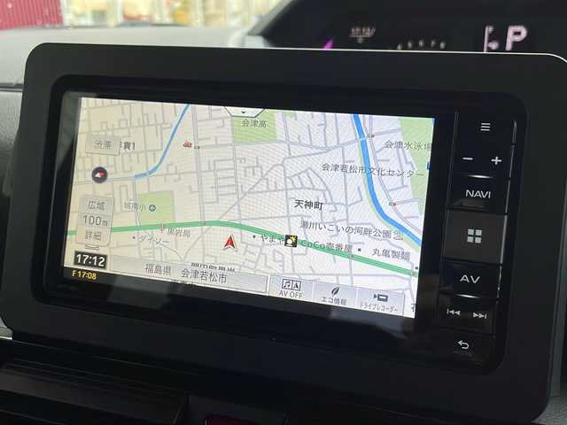 ダイハツ タント カスタム X 福島県 2019(令1)年 5.1万km ブラックマイカメタリック/レーザーブルークリスタルシャイン 2トーン ナビ　フリップダウンモニター　ＨＤＭＩ　シートヒーター　両側パワスラ　バックＣ　ハーフレザー　Ｄ席ロングスライド　コーナーセンサー　ＥＴＣ　純正エンジンスターター　スペアキー　スタッドレス付ＡＷ積込