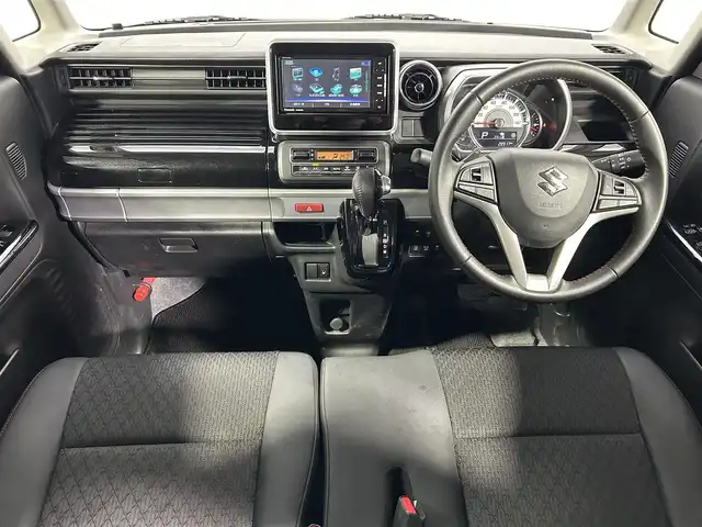 スズキ スペーシア カスタム HYBRID XS ターボ 大阪府 2019(平31)年 2.9万km ピュアホワイトP 純正ナビ(フルセグ/DVD再生/Bluetooth) バックカメラ ETC 両側パワースライドドア 衝突軽減 クルコン クリアランスソナー レコーンアシスト ハーフレザー シートヒーター 前後ドラレコ