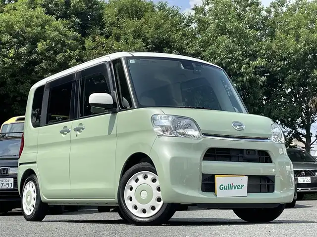 ダイハツ タント X ホワイトアクセント SA Ⅱ 東京都 2015(平27)年 1.2万km ホワイト/シルキーグリーンP 純正ナビ/・Bluetoothオーディオ/USBオーディオ/・フルセグTV/DVD/特別ボディカラー/・ホワイト×シルキーグリーンパール/バックカメラ/片側パワースライドドア/オートライト/ETC/前後ドライブレコーダー/・ZDR-015/取扱説明書/保証書/スペアキー1本
