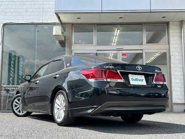 トヨタ クラウン ハイブリッド アスリートS 埼玉県 2014(平26)年 8.9万km プレシャスブラックパール メーカーナビ/バックカメラ/レーダークルーズコントロール/プリクラッシュセーフティシステム/ETC/シートヒーター/ドライブレコーダー/ステアリングヒーター/パワーシート/保証書/取扱説明書