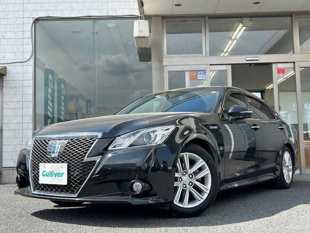 トヨタ クラウン ハイブリッド アスリートS 埼玉県 2014(平26)年 8.9万km プレシャスブラックパール メーカーナビ/バックカメラ/レーダークルーズコントロール/プリクラッシュセーフティシステム/ETC/シートヒーター/ドライブレコーダー/ステアリングヒーター/パワーシート/保証書/取扱説明書