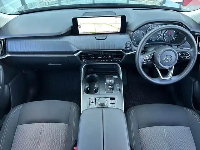 マツダ ＣＸ－６０ XD Sパッケージ 千葉県 2023(令5)年 0.7万km ジェットブラックマイカ 純正12.3インチナビ/(フルセグTV Bluetooth AppleCarPlay Androidauto)/全方位カメラ/衝突被害軽減システム/車線逸脱警報/レーダークルーズコントロール/ブラインドスポットモニター/横滑り防止装置/ETC/ドライブレコーダー/アイドリングストップ/LEDヘッドライト/オートライト/ウィンカーミラー/電動格納ミラー/純正18インチAW/シートヒーター/ステアリングヒーター/プッシュスタート/スマートキー/フロアマット