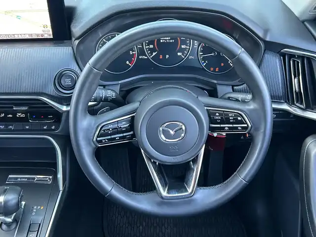 マツダ ＣＸ－６０ XD Sパッケージ 千葉県 2023(令5)年 0.7万km ジェットブラックマイカ 純正12.3インチナビ/(フルセグTV Bluetooth AppleCarPlay Androidauto)/全方位カメラ/衝突被害軽減システム/車線逸脱警報/レーダークルーズコントロール/ブラインドスポットモニター/横滑り防止装置/ETC/ドライブレコーダー/アイドリングストップ/LEDヘッドライト/オートライト/ウィンカーミラー/電動格納ミラー/純正18インチAW/シートヒーター/ステアリングヒーター/プッシュスタート/スマートキー/フロアマット