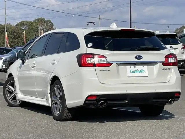 スバル レヴォーグ 1．6GT アイサイト 道央・札幌 2019(令1)年 5万km クリスタルホワイトP ４WD/社外メモリーナビ/CD/DVD/BT/フルセグ/アイサイト/衝突被害軽減ブレーキ/横滑り防止装置/レーダークルーズコントロール/レーンキープアシスト/リアパーキングセンサー/バックカメラ/ETC/ドライブレコーダー/アイドリングストップ/SI-DRIVE/D席パワーシート/革巻きステアリング/ステアリングリモコン/電動パーキング/オートブレーキホールド/パドルシフト/プッシュスタート/スマートキー/LEDヘッドライト/オートライト/フォグランプ/電動格納ミラー/ヒーテッドドアミラー/ウィンカーミラー/フロアマット/スペアキー/レンタカー登録