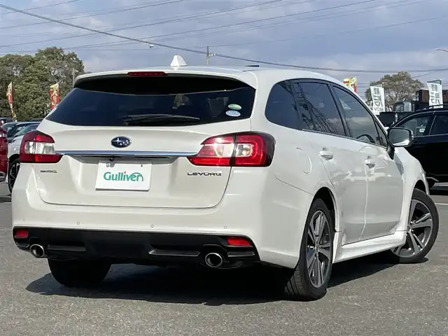 スバル レヴォーグ 1．6GT アイサイト 道央・札幌 2019(令1)年 5万km クリスタルホワイトP ４WD/社外メモリーナビ/CD/DVD/BT/フルセグ/アイサイト/衝突被害軽減ブレーキ/横滑り防止装置/レーダークルーズコントロール/レーンキープアシスト/リアパーキングセンサー/バックカメラ/ETC/ドライブレコーダー/アイドリングストップ/SI-DRIVE/D席パワーシート/革巻きステアリング/ステアリングリモコン/電動パーキング/オートブレーキホールド/パドルシフト/プッシュスタート/スマートキー/LEDヘッドライト/オートライト/フォグランプ/電動格納ミラー/ヒーテッドドアミラー/ウィンカーミラー/フロアマット/スペアキー/レンタカー登録