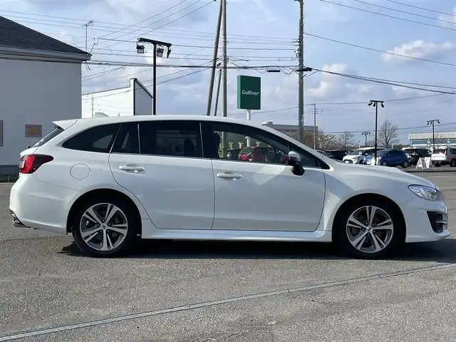 スバル レヴォーグ 1．6GT アイサイト 道央・札幌 2019(令1)年 5万km クリスタルホワイトP ４WD/社外メモリーナビ/CD/DVD/BT/フルセグ/アイサイト/衝突被害軽減ブレーキ/横滑り防止装置/レーダークルーズコントロール/レーンキープアシスト/リアパーキングセンサー/バックカメラ/ETC/ドライブレコーダー/アイドリングストップ/SI-DRIVE/D席パワーシート/革巻きステアリング/ステアリングリモコン/電動パーキング/オートブレーキホールド/パドルシフト/プッシュスタート/スマートキー/LEDヘッドライト/オートライト/フォグランプ/電動格納ミラー/ヒーテッドドアミラー/ウィンカーミラー/フロアマット/スペアキー/レンタカー登録