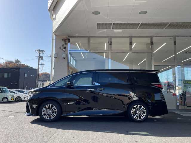 トヨタ アルファード Z 福島県 2025(令7)年 0.3万km ブラック １オーナー　１４型ディスプレイナビ　黒革シート　全方位モニター　プリクラッシュ　Ｒクルコン　ビルトインＥＴＣ　エアコンシート　ステアリングヒーター　デジタルインナーミラー　両側パワースライドドア