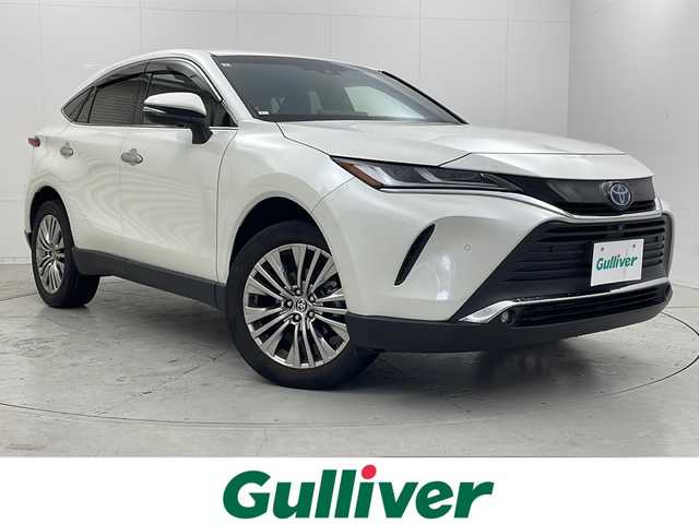 トヨタ ハリアー ハイブリッド Z レザーパッケージ 茨城県 2021(令3)年 4万km ホワイトパールクリスタルシャイン 純正12.3インチナビ/・JBLサウンド/・全方位カメラ/・FM/AM/Bluetooth/AppleCarPlay/AndroidAuto/・フルセグTV/・Miracast/BSM/パワーシート（D+N席）/シートヒーター（D+N席）/シートベンチレーション（D+N席）/ステアリングヒーター/前後ドライブレコーダー/前後コーナーセンサー/電動リアゲート/ビルドインETC/純正アルミホイール/横滑り防止機能/レーンキープアシスト/衝突被害軽減ブレーキ/LEDヘッドライト/オートライト/オートマチックハイビーム