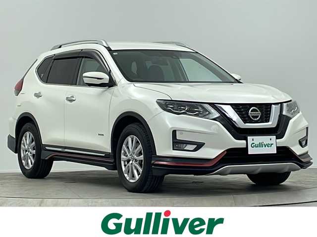 日産 エクストレイル ハイブリッド 20Xi 大阪府 2020(令2)年 5.7万km ブリリアントホワイトパール ４WD/ニスモエアロ/純正9インチナビ/【BT/フルセグTV/USB/AUX/ipod/DVD]/デジタルインナーミラー/HDMI/全方位カメラ/ETC/プロパイロット/衝突被害軽減システム/コーナーセンサー前後/オートライト/純正17インチAW/純正フロアマット/レザーシート/シートヒーター/AUTOHOLD