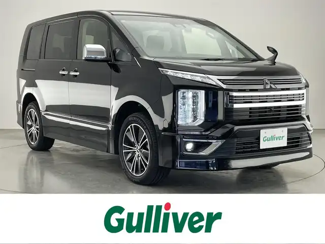 三菱 デリカＤ：５ アーバンギア G 愛知県 2019(平31)年 6万km ダイヤモンドブラックマイカ 社外ナビ　バックカメラ　禁煙　フルセグＴＶ　ＤＶＤ　追従クルコン　パドルシフト　両側パワスラ　ＥＴＣ　ドラレコ　ＵＳＢ　衝突軽減　ＬＥＤオートライト　フォグランプ　純正フロアマット　Ｂｌｕｅｔｏｏｔｈ　電子パーキング　純正１８インチアルミ　プッシュスタート　スマートキー