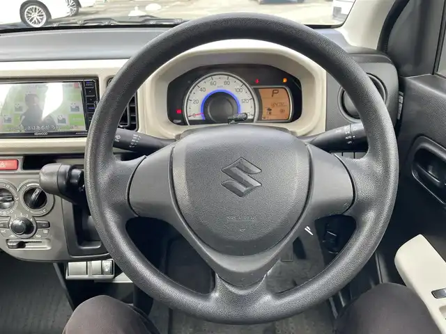 スズキ アルト L 千葉県 2019(令1)年 1.9万km シルキーシルバーメタリック デュアルセンサーブレーキサポート/社外SDナビ【KXM-E503W】/・CD/DVD/MSV/Bluetooth/フルセグTV/車線逸脱警報/運転席シートヒーター/コーナーセンサー/社外ドライブレコーダー/ビルトインETC/キーレスキー/ヘッドライトレベライザー/アイドリングストップ/ドアバイザー/新車時保証書＆取扱説明書