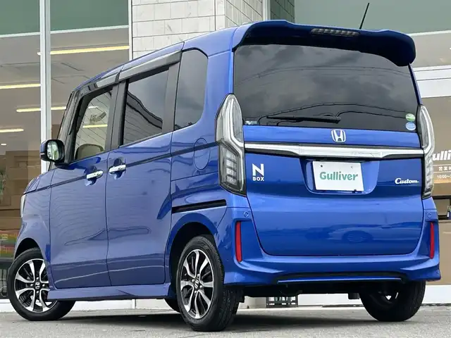 ホンダ Ｎ ＢＯＸ 兵庫県 2020(令2)年 2.1万km ブリリアントスポーティブルーメタリック2トーン 純正8インチナビ/BTオーディオ/フルセグテレビ/バックカメラ/ビルトインETC/前後ドライブレコーダー/前席シートヒーター/LEDオートヘッドライト/シーケンシャルウィンカー