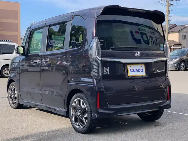 ホンダ Ｎ ＢＯＸ カスタム G L ターボ ホンダセンシング 福井県 2018(平30)年 11.7万km プレミアムベルベットパープル・パール (株)IDOMが運営する【じしゃロン福井店】の自社ローン専用車両になりますこちらは現金またはオートローンご利用時の価格です。自社ローンご希望の方は別途その旨お申付け下さい/純正ナビ/バックカメラ/ホンダセンシング/純正フロアマット/両側パワースライドドア