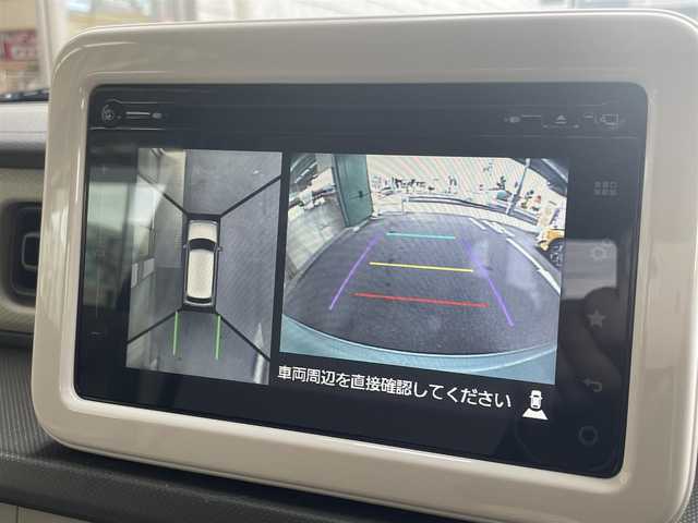 スズキ ラパン L 愛知県 2016(平28)年 7.2万km フレンチミントPM 純正メモリナビ/・地デジTV／Bluetooth／DVD/・AppleCarplay／AUX/衝突軽減ブレーキ/誤発進抑制機能/バック／全周囲カメラ/運転席シートヒーター/ETC/スマートキー×２/電動格納ミラー