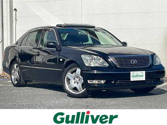 トヨタ セルシオ eR 千葉県 2003(平15)年 8万km ブラック ムーンルーフ 黒革シート ナビ バックカメラ 電動シート シートヒーター 全ドアイージークローザー クルコン スマートキー 純正フロアマット 純正ドアバイザー 純正18インチAW HID オートライト