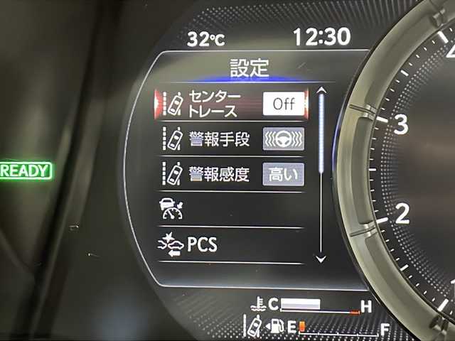レクサス ＥＳ 300h Fスポーツ 千葉県 2023(令5)年 1.8万km ホワイトノーヴァガラスフレーク パノラミックビューモニター/ムーンルーフ/セーフティシステムプラス/プリクラッシュセーフティ/レーントレーシングアシスト/アダプティブハイビームシステム/レーダークルーズコントロール/ロードサインアシスト/先行車発進告知機能/ドライバー異常時対応システム/パーキングサポートブレーキ（静止物/後方接近車両）/純正ナビ/フルセグTV BT AppleCarPlay AndroidAuto USB端子/ETC2.0/合皮シート/前席シートヒーター/前席ベンチレーション/前席パワーシート（運転席メモリー機能付）/革巻きステアリング/電動パーキングブレーキ/ブレーキホールド/3眼フルLEDヘッドランプ/オートライト/スマートキー/プッシュスタート/純正19インチAW/純正フロアマット