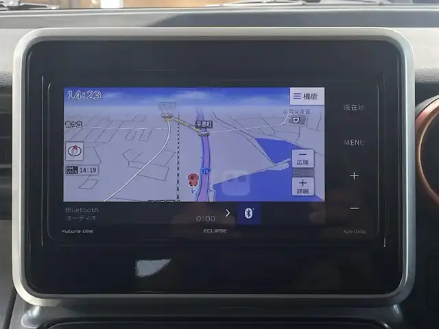 スズキ スペーシア ギア HYBRID XZ 宮崎県 2021(令3)年 4万km 黄 社外ナビゲーション/　AM FM CD DVD BT/ナビ連動ドライブレコーダー/衝突軽減ブレーキ/両側パワースライドドア/シートヒーター/LEDヘッドライト/ルーフレール/クルーズコントロール/レーンキープアシスト/スマートキー/プッシュスタート/ドアバイザー/ウィンカーミラー/電動格納ミラー