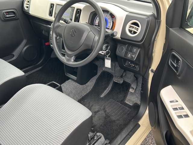 スズキ アルト L 秋田県 2018(平30)年 3.2万km シフォンアイボリーM 社外メモリナビ/社外BT、CD、DVD、TV/運助シートヒーター/４WD/ETC