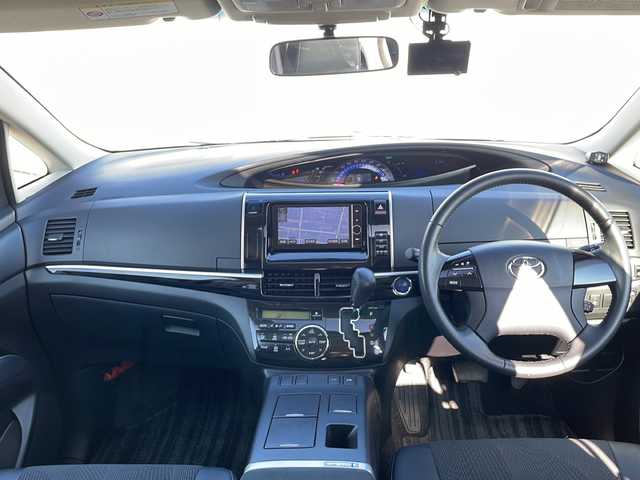 トヨタ エスティマ ハイブリッド アエラス プレミアムエディション 岩手県 2013(平25)年 7.6万km グレイッシュブルーマイカメタリック サンルーフ ナビ バックC 両側電動スライド Bluetooth 電動ハーフレザーシート オットマン AC100Vコンセント クルコン 前後ドラレコ ｎａｎｏｅ ステアスイッチ オートＨＩＤライト フォグ 純正17AW スマートキー