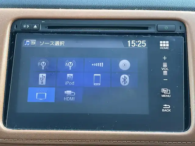 ホンダ ヴェゼル ハイブリッド Z 宮城県 2014(平26)年 12.4万km ミスティックグリーンパール (株)IDOMが運営する【じしゃロン仙台店】の自社ローン専用車両になりますこちらは現金またはオートローンご利用時の価格です。自社ローンご希望の方は別途その旨お申付け下さい/ハーフレザーシート/シートヒーター/メモリナビ/フルセグ/Bluetooth/バックカメラ/ETC/ルーフレール/衝突被害軽減システム/LEDヘッドライト