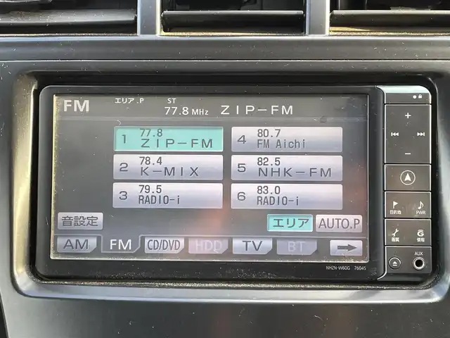 トヨタ プリウス α S Lセレクション 愛知県 2011(平23)年 13.2万km ホワイトパールクリスタルシャイン ・社外メモリーナビ/・ワンセグテレビ/・CD/DVD再生機能/・VENERDi18インチアルミホイール/・純正LEDヘッドライト/・オートライト/・ETC/・スマートキー/・プッシュスタート/・オートエアコン