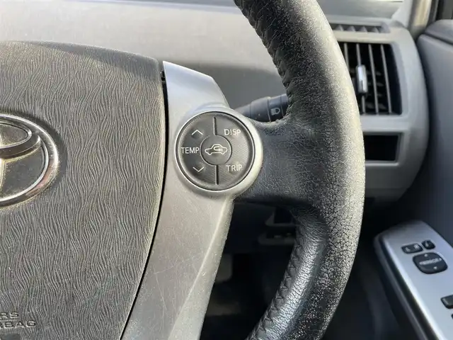 トヨタ プリウス α S Lセレクション 愛知県 2011(平23)年 13.2万km ホワイトパールクリスタルシャイン ・社外メモリーナビ/・ワンセグテレビ/・CD/DVD再生機能/・VENERDi18インチアルミホイール/・純正LEDヘッドライト/・オートライト/・ETC/・スマートキー/・プッシュスタート/・オートエアコン