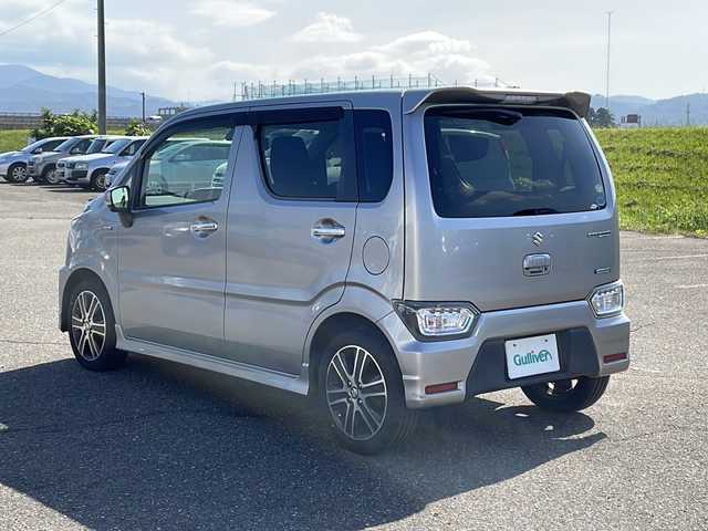 スズキ ワゴンＲ スティングレー HYBRID T 新潟県 2017(平29)年 7.2万km スチールシルバーM 4WD/純正メモリナビ/CD/DVD/BT/フルセグテレビ/全方位カメラ/ETC/衝突被害軽減ブレーキ/レーンキープアシスト/クルーズコントロール/ベンチシート/シートヒーター /パドルシフト/ステアリングスイッチ/スマートキー/プッシュスタート/LEDヘッドライト/オートライト/オートハイビーム/純正15インチアルミホイール