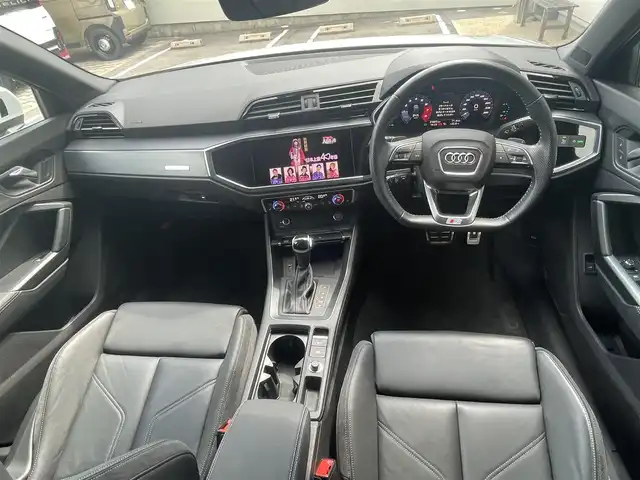 アウディ Ｑ３ SB 35TFSI Sライン 愛知県 2020(令2)年 2.1万km 白 メモリナビ　/フルセグテレビ　/バックカメラ　/全方位カメラ　/アダプティブクルーズコントロール　/ビルトインETC /パワーバックドア　/シートヒーター　/革シート　/パワーシート　/パドルシフト　/LEDヘッド　/パワーバックドア