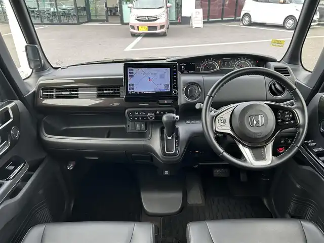ホンダ Ｎ ＢＯＸ カスタム G EX ターボ ホンダセンシング 栃木県 2018(平30)年 3.2万km クリスタルブラックパール ホンダセンシング/純正8インチナビ/DVD/Bluetooth/USB/バックカメラ/ビルトインETC/前ドライブレコーダー/両側パワースライドドア/アダプティブクルーズコントロール/スマートキー×2/プッシュスタート/ステアリングリモコン/LEDオートライト/LEDフォグランプ/純正15インチAW/アイドリングストップ/横滑り防止装置/電動格納ミラー/ドアバイザー/パドルシフト