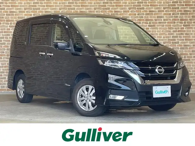 日産 セレナ ハイウェイスター 岩手県 2016(平28)年 7.7万km ダイヤモンドブラック ４WD/プロパイロット/アラウンドビューモニター/ハンズフリーパワースライドドア/セーフティパックB/インテリジェントルームミラー/パーキングアシスト/エマージェンシーブレーキ/レーンキープアシスト/前後ソナー/横滑り防止装置/アイドリングストップ/ロールサンシェード/リヤオートエアコン/オートブレーキホールド/純正ナビ/フルセグTV/ドライブレコーダー/ETC/LEDヘッドライト/純正15インチアルミホイール