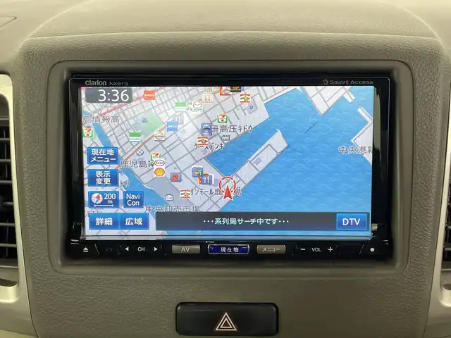 スズキ スペーシア X 福島県 2013(平25)年 4.8万km パールホワイト 社外ナビ/（Bluetooth・CD・DVD・FM・AM）/フルセグTV/バックカメラ/USB接続/ETC/片側パワースライドドア/社外14インチアルミホイール/アイドリングストップ/純正フロアマット/ドアバイザー/電動格納ミラー/プッシュスタート/AAC/スマートキー