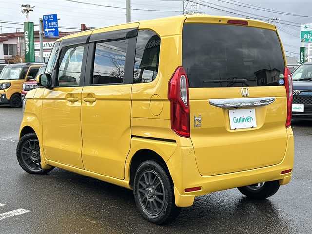 ホンダ Ｎ ＢＯＸ G L ホンダセンシング 秋田県 2017(平29)年 1.3万km プレミアムイエローパールⅡ 純正メモリナビ/純正BT、CD、DVD、TV/両側パワースライドドア/前後ドライブレコーダー/バックカメラ/コーナーセンサー/社外14インチAW/４WD